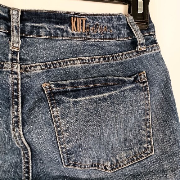 Kut from the Kloth Midrise Boyfriend Jeans Stretch Size 2 Blue Denim Womens - Picture 6 of 11
